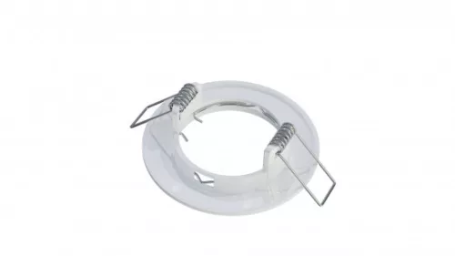 Ceiling lighting point fitting ROKA cast round Fixted white