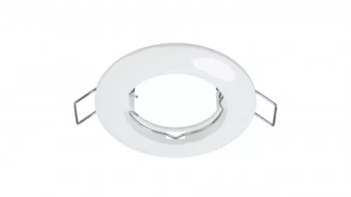 Ceiling lighting point fitting ROKA cast round Fixted white