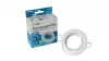 Ceiling lighting point fitting OPRA cast round adjustable white