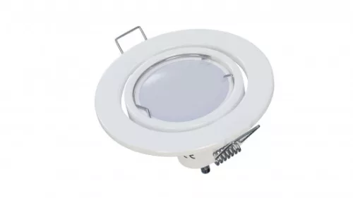Ceiling lighting point fitting VEPA round adjustable white