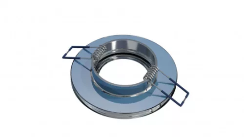 Ceiling lighting point fitting ROVO glass round white - transparent