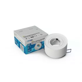 Ceiling lighting point fitting CLEO round white
