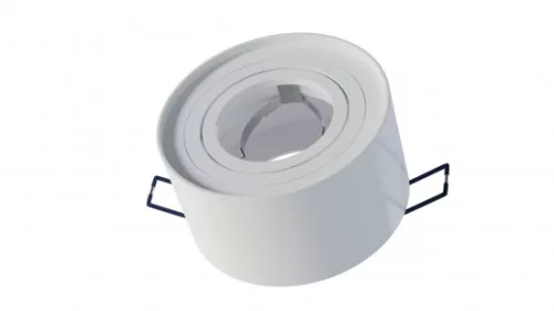 Ceiling lighting point fitting CLEO round white