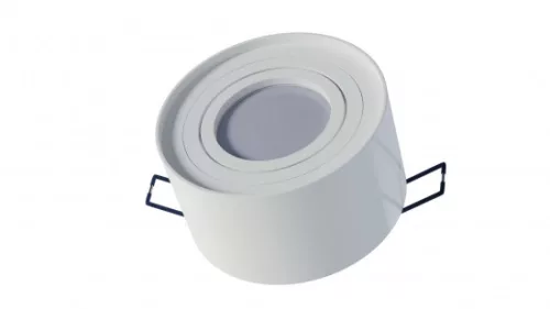 Ceiling lighting point fitting CLEO round white