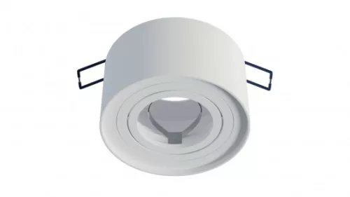 Ceiling lighting point fitting CLEO round white