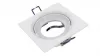 Ceiling lighting point fitting TORN cast square adjustable matt white