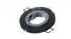 Ceiling lighting point fitting ROVO glass round black