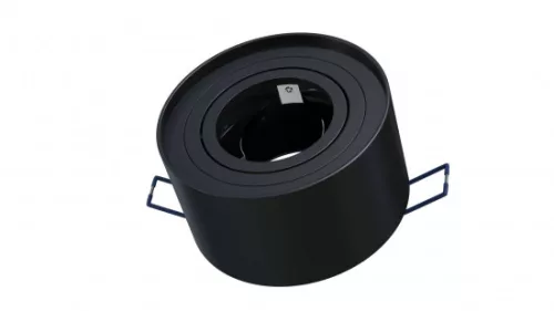 Ceiling lighting point fitting CLEO round black