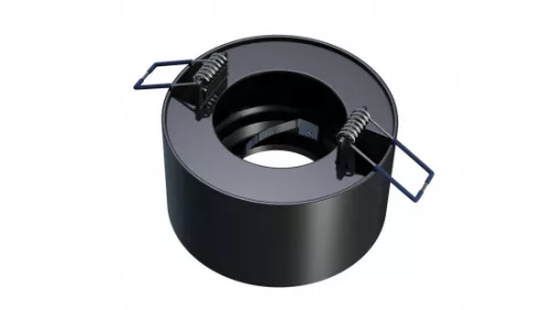 Ceiling lighting point fitting CLEO round black