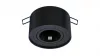 Ceiling lighting point fitting CLEO round black