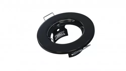 Ceiling lighting point fitting SARA round Fixted black