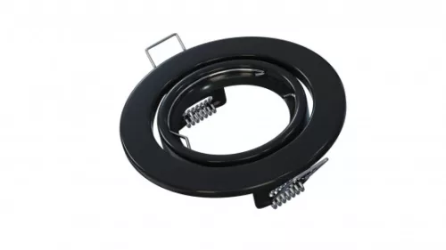 Ceiling lighting point fitting VEPA round adjustable black