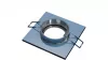 Ceiling lighting point fitting RIA glass square black