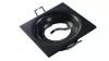 Ceiling lighting point fitting TORN cast square adjustable matt black