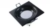 Ceiling lighting point fitting TORN cast square adjustable matt black