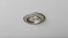 Ceiling lighting point fitting OPRA cast round adjustable satin