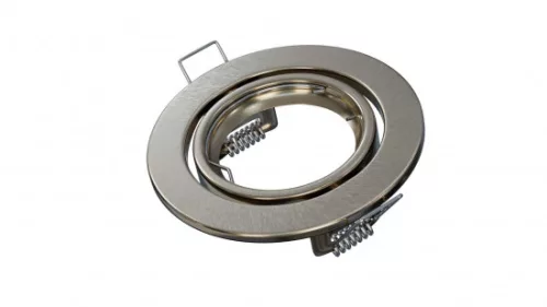 Ceiling lighting point fitting VEPA round adjustable satin