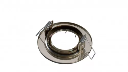 Ceiling lighting point fitting VEPA round adjustable satin