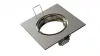 Ceiling lighting point fitting ELAR cast square adjustable satin