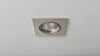 Ceiling lighting point fitting ELAR cast square adjustable satin