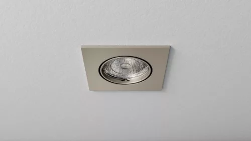 Ceiling lighting point fitting ELAR cast square adjustable satin