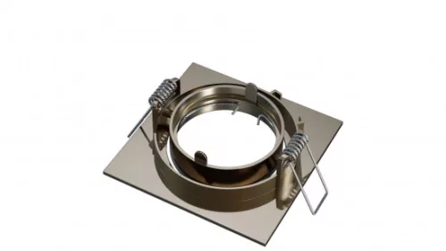 Ceiling lighting point fitting ELAR cast square adjustable satin