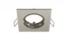 Ceiling lighting point fitting ELAR cast square adjustable satin