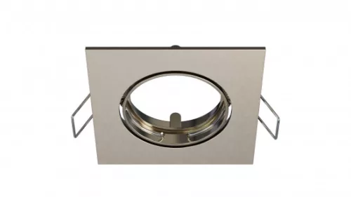 Ceiling lighting point fitting ELAR cast square adjustable satin