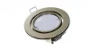 Ceiling lighting point fitting VEPA round adjustable brass
