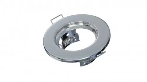Ceiling lighting point fitting SARA round Fixted chrome