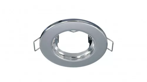 Ceiling lighting point fitting SARA round Fixted chrome