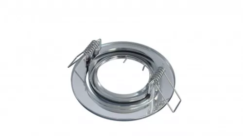 Ceiling lighting point fitting VEPA round adjustable chrome