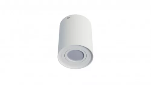 Ceiling spotlight fixture SPOT TUBE round white