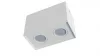 Ceiling spotlight fixture SPOT KALA 2x square white