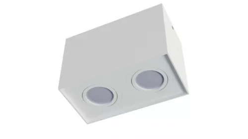 Ceiling spotlight fixture SPOT KALA 2x square white