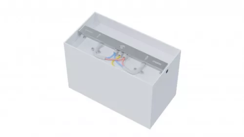Ceiling spotlight fixture SPOT KALA 2x square white