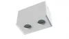 Ceiling spotlight fixture SPOT KALA 2x square white
