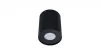 Ceiling spotlight fixture SPOT TUBE round black