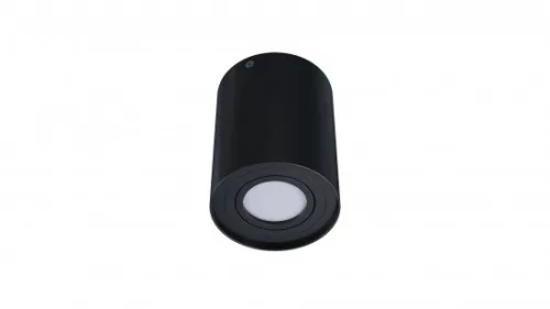 Ceiling spotlight fixture SPOT TUBE round black