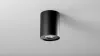Ceiling spotlight fixture SPOT TUBE round black
