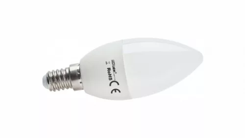 E14 LED-fényforrás, 7 W, Természetes fehér, 