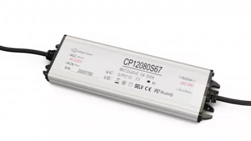 12V 80W IP67 V2 metal case power supply