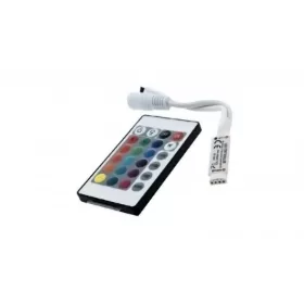   RGB controller for LED strips 3x2A 12V + remote IR MINI White