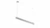 LUMINES CLARO Linear LED Luminaire - silver anodized - 4000K - 180cm