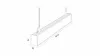 LUMINES CLARO Linear LED Luminaire - silver anodized - 4000K - 180cm