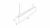 LUMINES CLARO Linear LED Luminaire - silver anodized - 4000K - 60cm