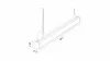 LUMINES DILEDA Linear LED Luminaire - silver anodized - 4000K - 180cm