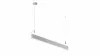 LUMINES DULIO Linear LED Luminaire - silver anodized - 4000K - 120cm