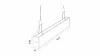 LUMINES DULIO Linear LED Luminaire - silver anodized - 4000K - 180cm