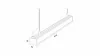 LUMINES ILEDO Linear LED Luminaire - silver anodized - 4000K - 60cm